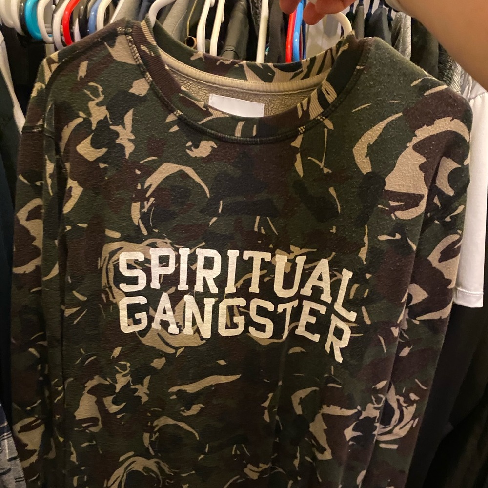 Spiritual gangster men’s sweater large